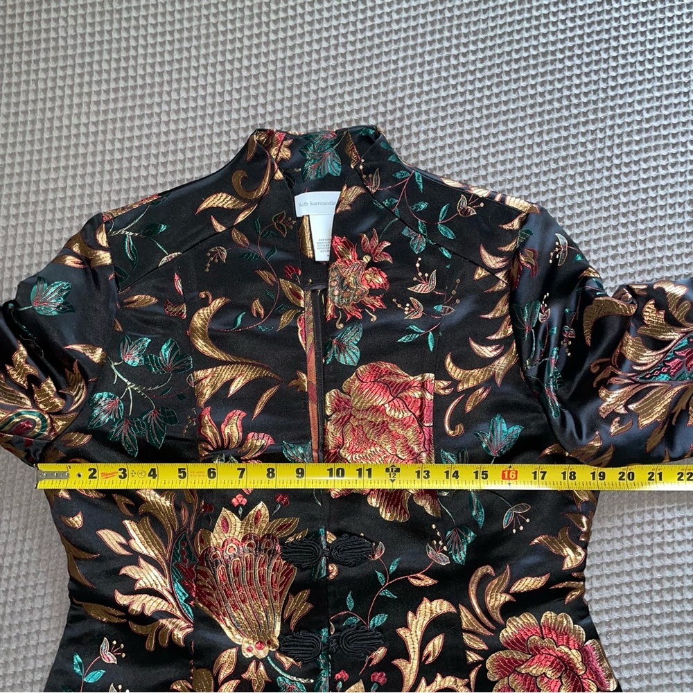 Soft Surroundings Moon Dynasty Brocade Jacquard Jacket - Picture 11 of 16